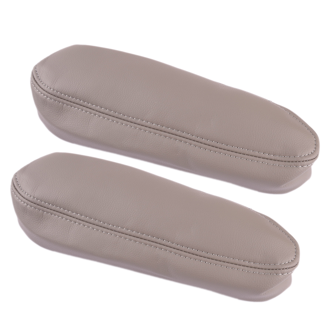 Leather Car Seat Cover - 1 Pair Car Grey Seat Side