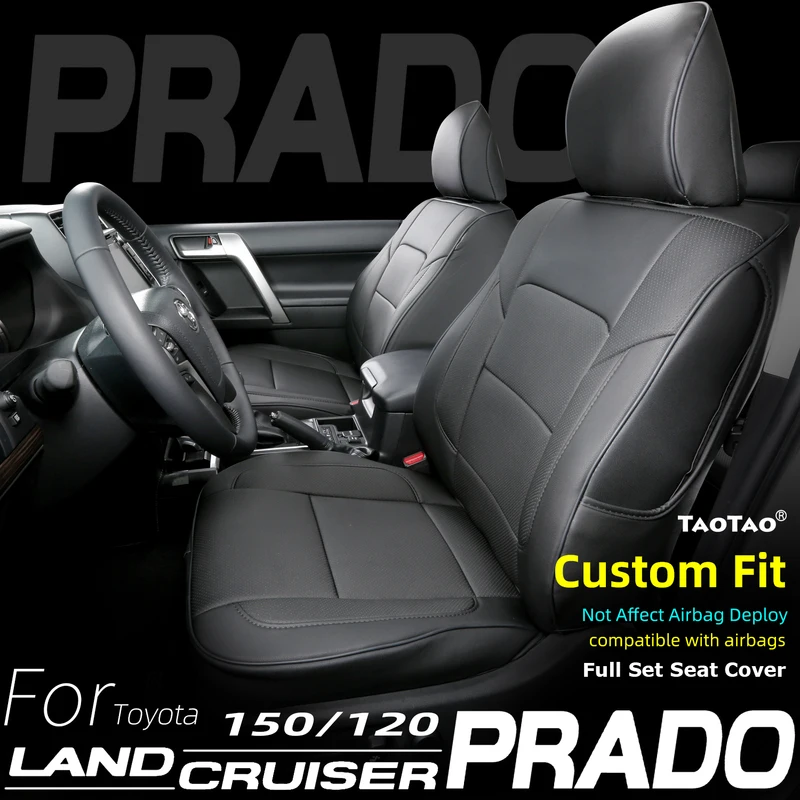 Leather Car Seat Cover - Custom Fit Land Cruiser Prado Car