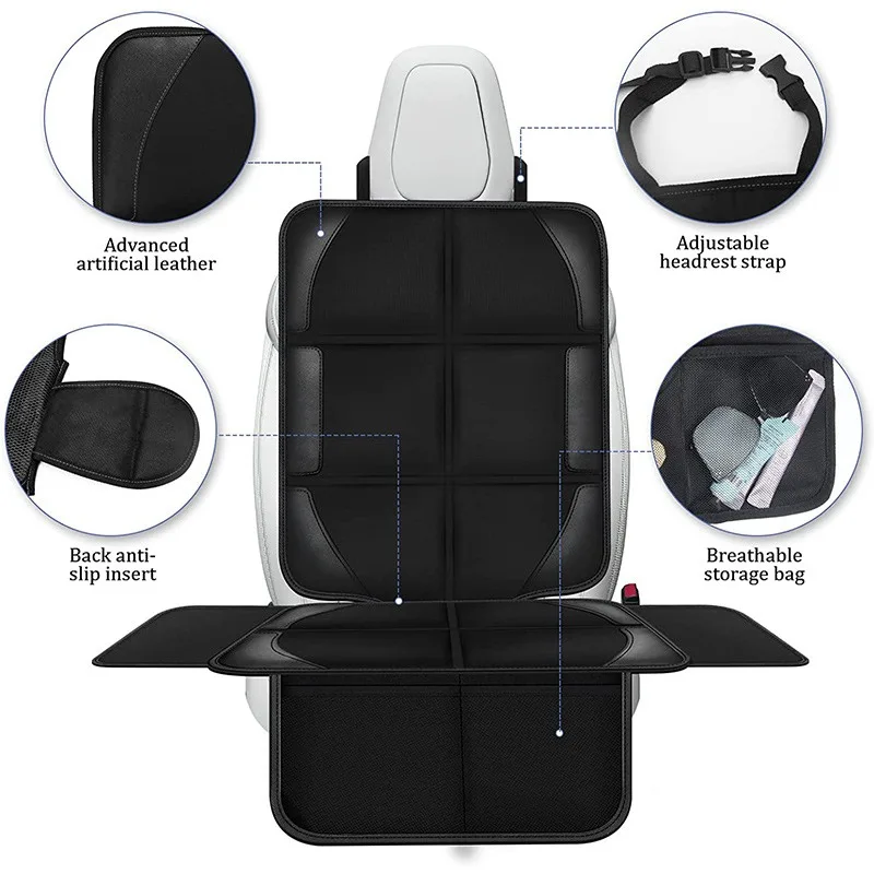 Leather Car Seat Cover - For Tesla Model 3 Y Car