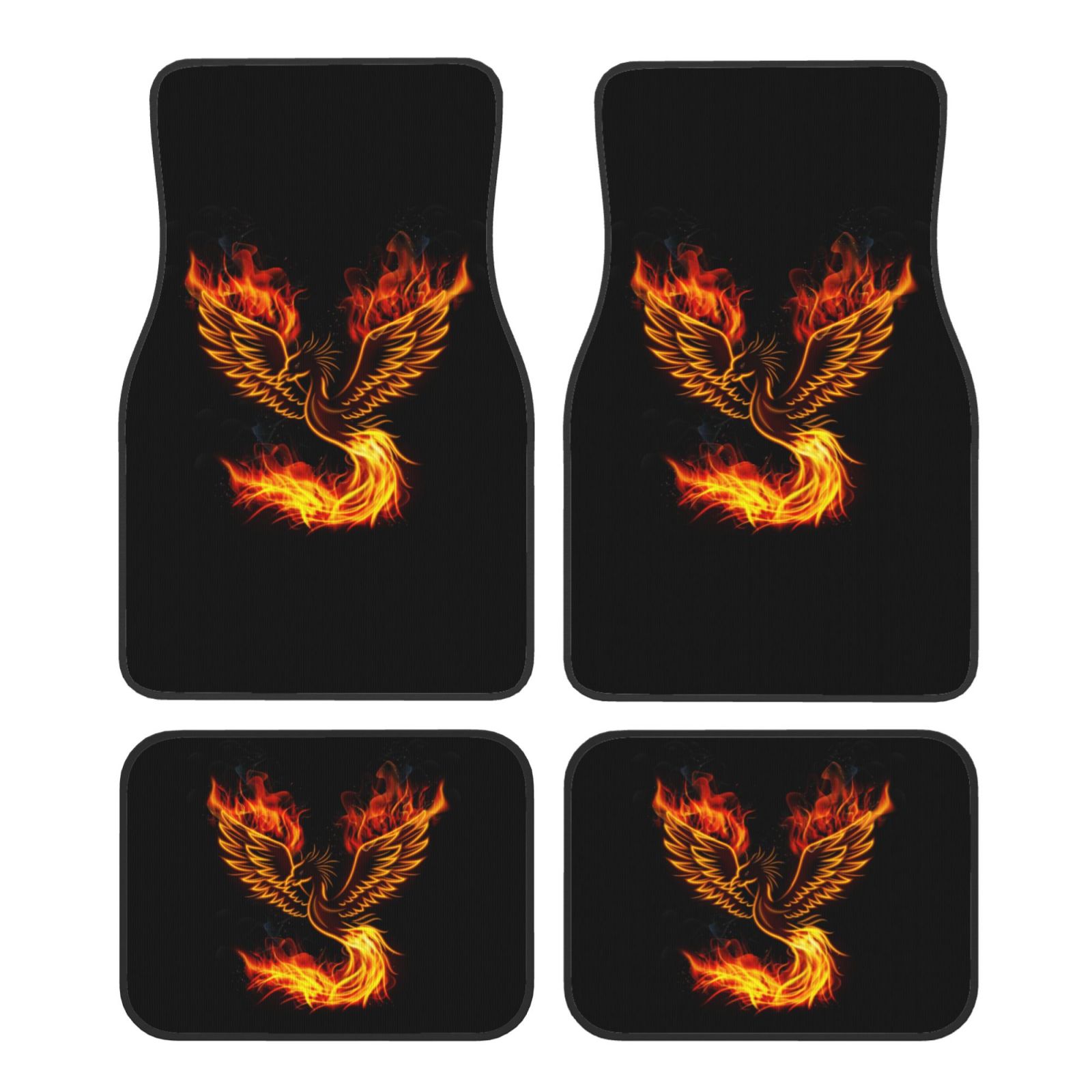 Car Accessories Phoenix - Flame Bird Fire Phoenix Print Car