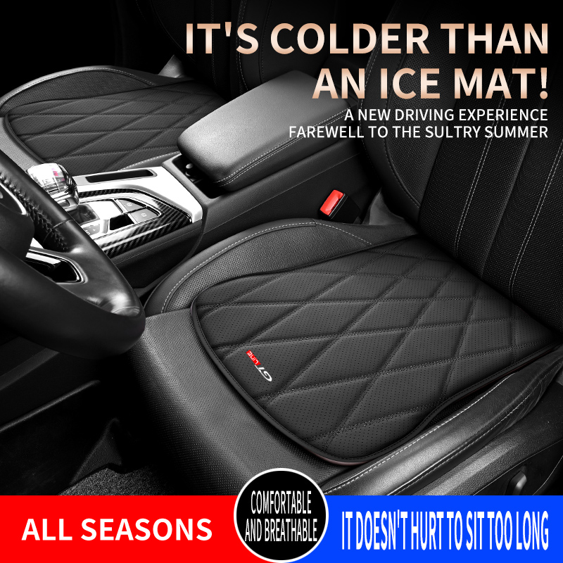 Leather Car Seat Cover - Genuine Leather Car Front Seat Cushion