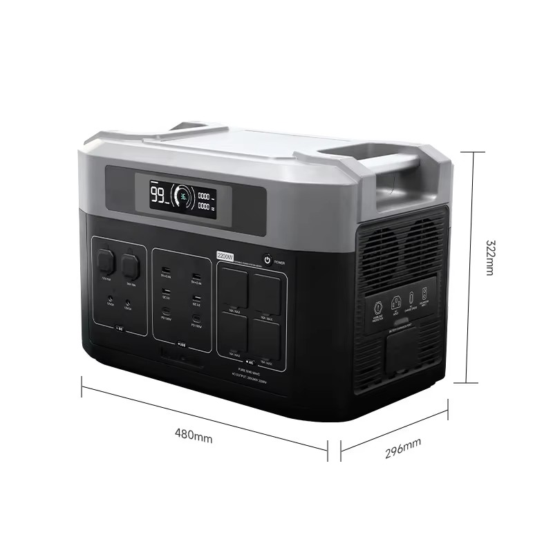 Portable Jump Starter - 2200W 2048Wh Portable Lithium Power Station