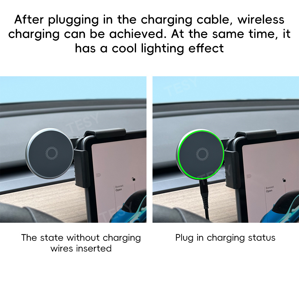 TESY Car Phone Mount Holder 15 - đánh giá và giá Wireless Car Charger