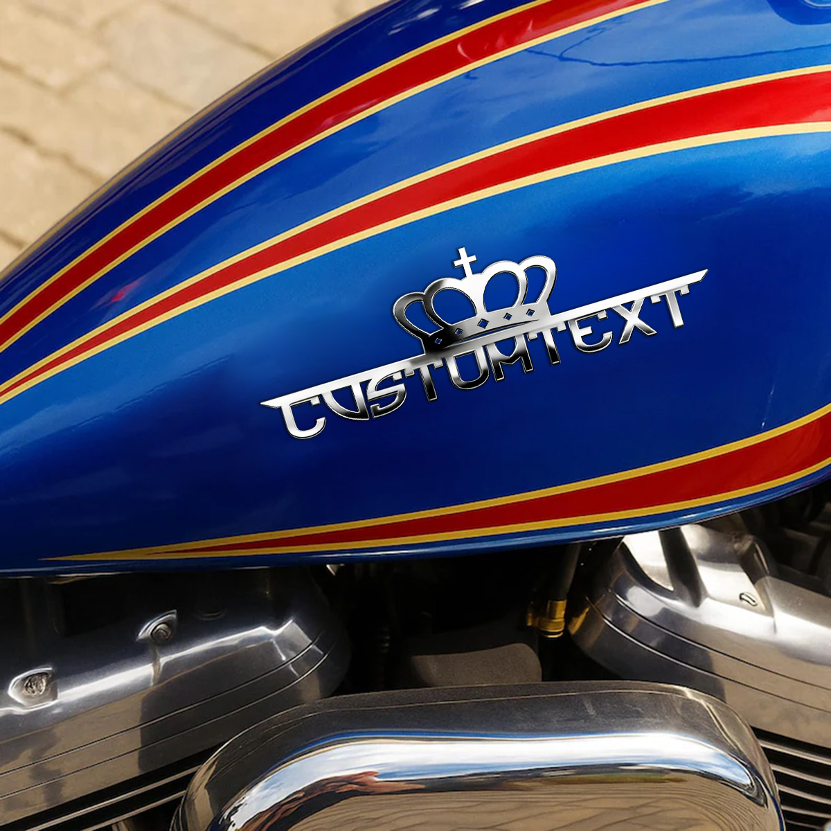 Classic Crown Creative Font 3D - đánh giá và giá Car Accessories Name