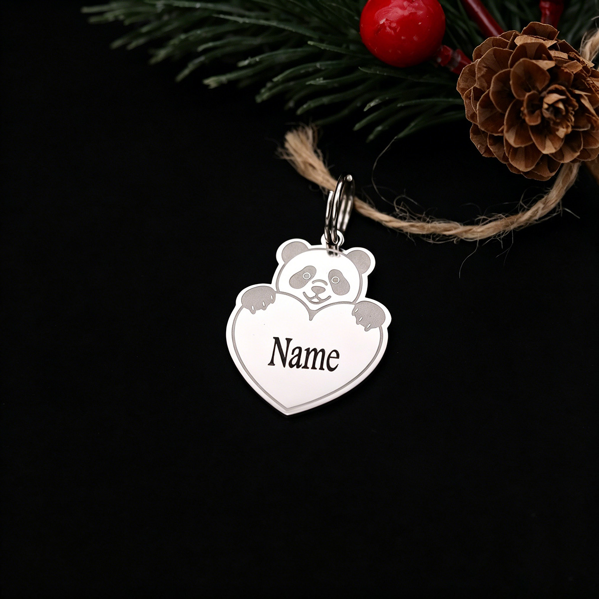 Cute Animal Panda Heart Custom - đánh giá và giá Car Accessories Name