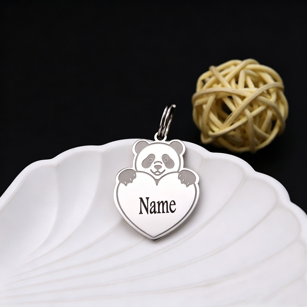 Cute Animal Panda Heart Custom - đánh giá và giá Car Accessories Name