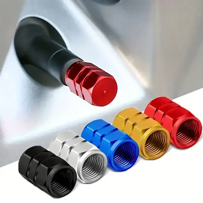 4Pcs Aluminum Tire Valve Caps  - đánh giá và giá Steering Wheel Cover