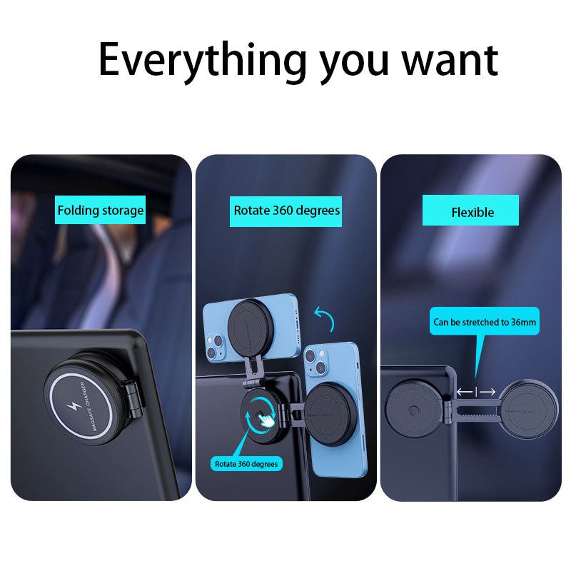 Hidden Magnetic Car Phone Hold - đánh giá và giá Wireless Car Charger