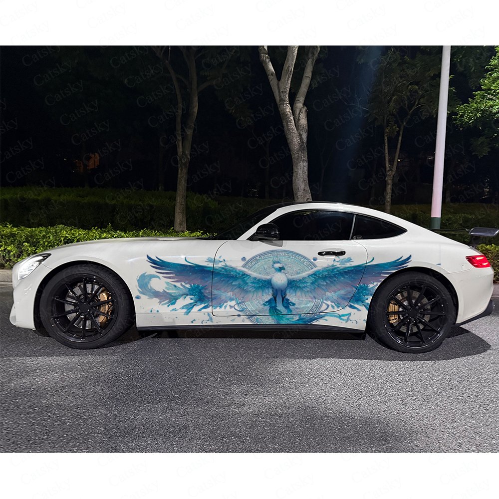 2Pcs Cyan Mist Iridescent Phoe - đánh giá và giá Car Accessories Phoenix