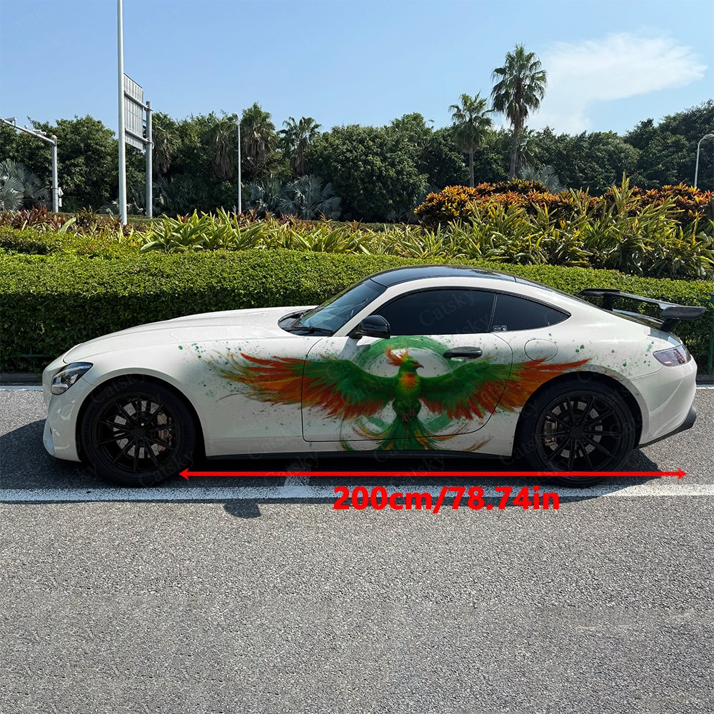 2pcs Green & Orange Feathered  - đánh giá và giá Car Accessories Phoenix