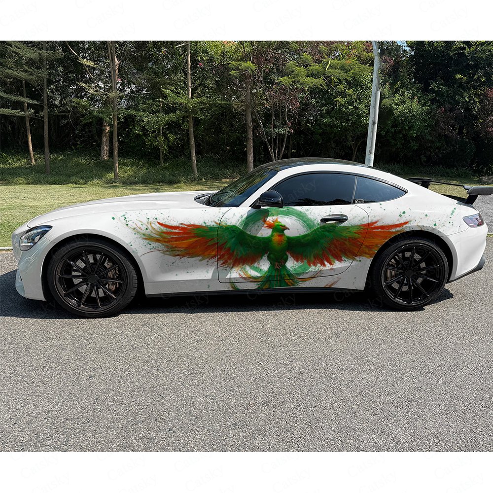 2pcs Green & Orange Feathered  - đánh giá và giá Car Accessories Phoenix