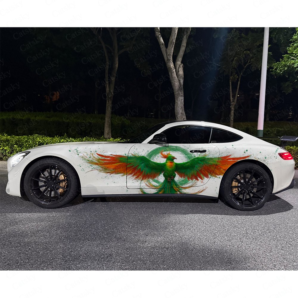 2pcs Green & Orange Feathered  - đánh giá và giá Car Accessories Phoenix