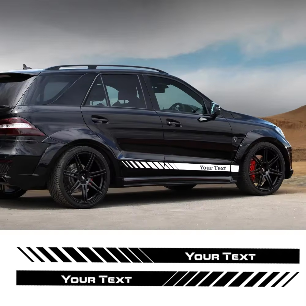 Custom Text Car Side Door Stri - đánh giá và giá Car Accessories Name