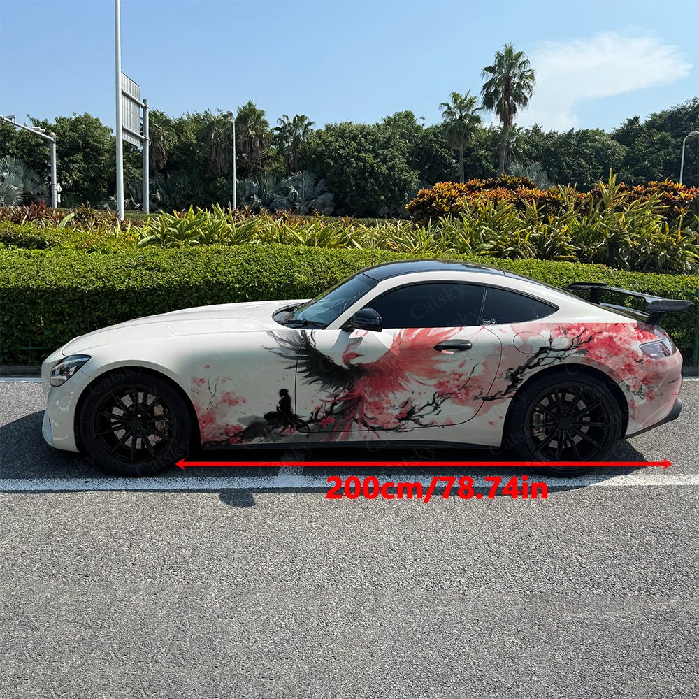 2pcs Red Plum Resting Phoenix  - đánh giá và giá Car Accessories Phoenix