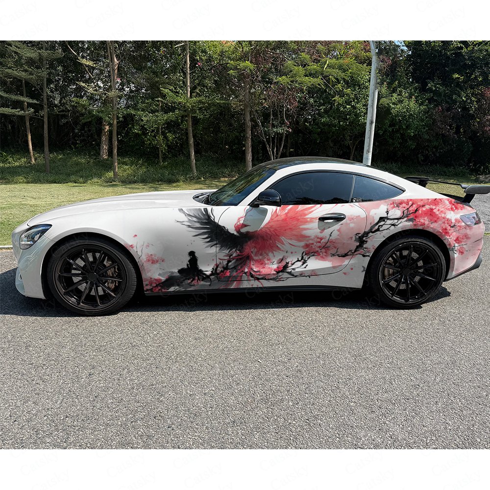 2pcs Red Plum Resting Phoenix  - đánh giá và giá Car Accessories Phoenix