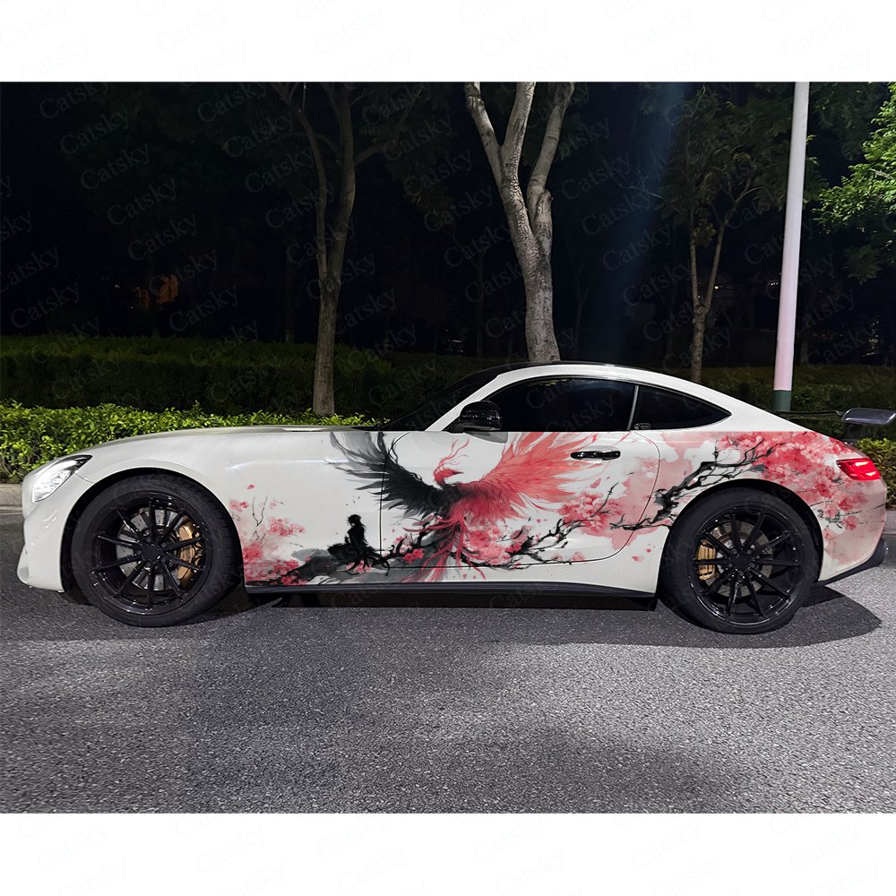 2pcs Red Plum Resting Phoenix  - đánh giá và giá Car Accessories Phoenix