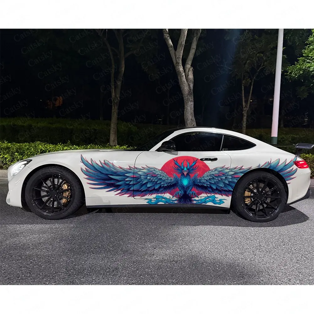 2pcs Colorful Phoenix Car Side - đánh giá và giá Car Accessories Phoenix