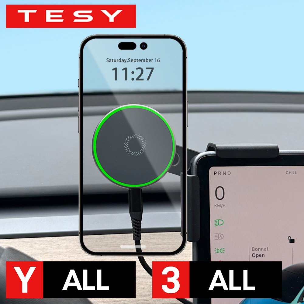 Car Phone Mount Holder 15W Mag - đánh giá và giá Wireless Car Charger