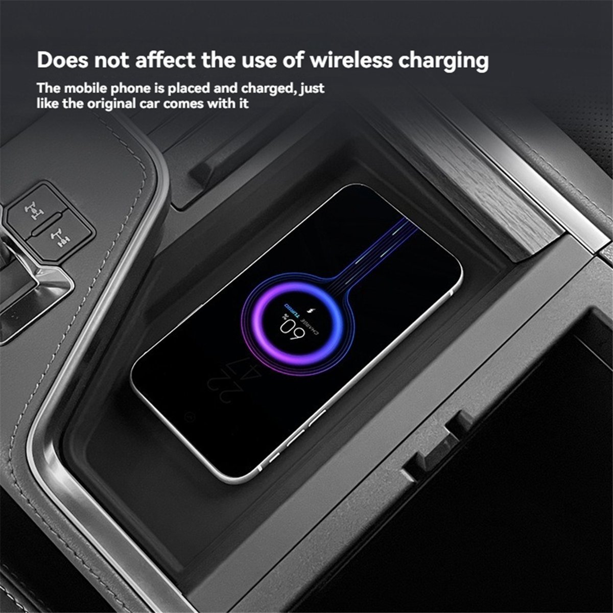 Super Sale Car Center Console  - đánh giá và giá Wireless Car Charger
