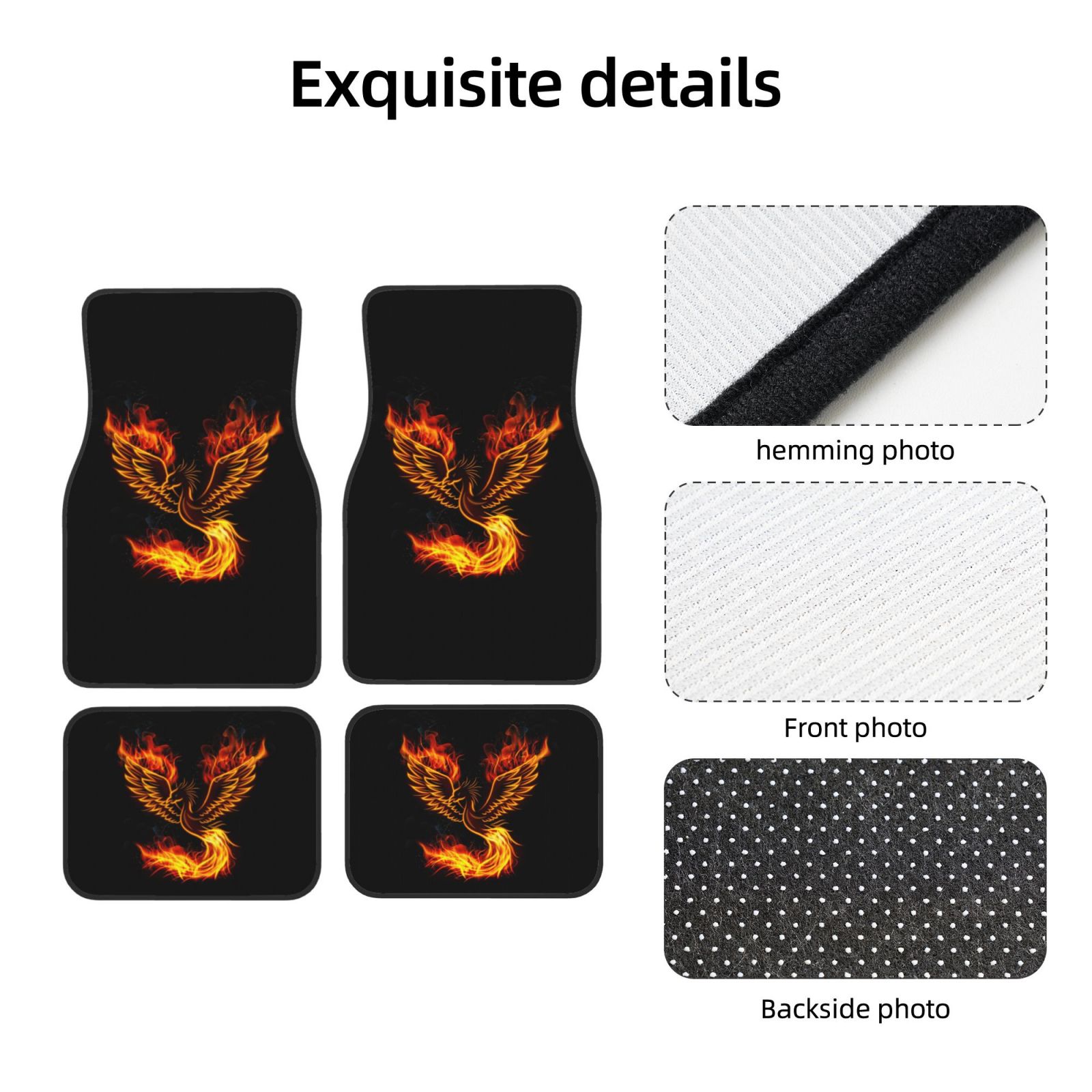 Flame Bird Fire Phoenix Print  - đánh giá và giá Car Accessories Phoenix