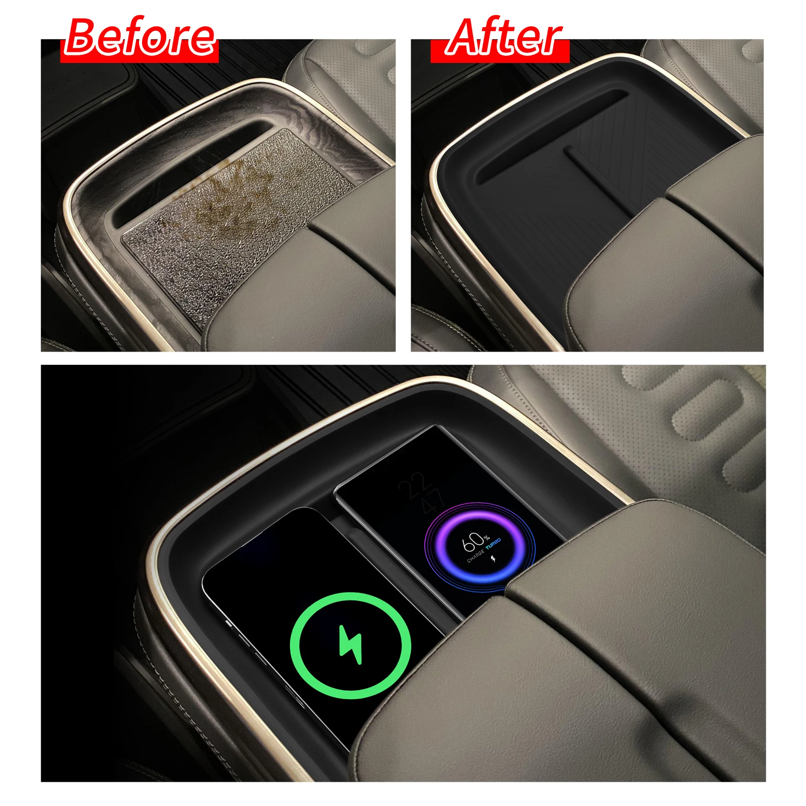 For RIVIAN R1T R1S 2022-2025 C - đánh giá và giá Wireless Car Charger