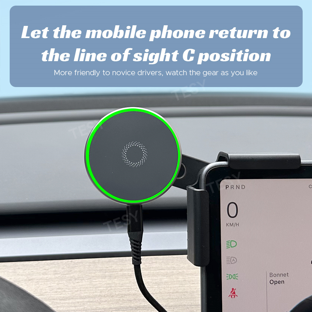 Car Phone Mount Holder 15W Mag - đánh giá và giá Wireless Car Charger