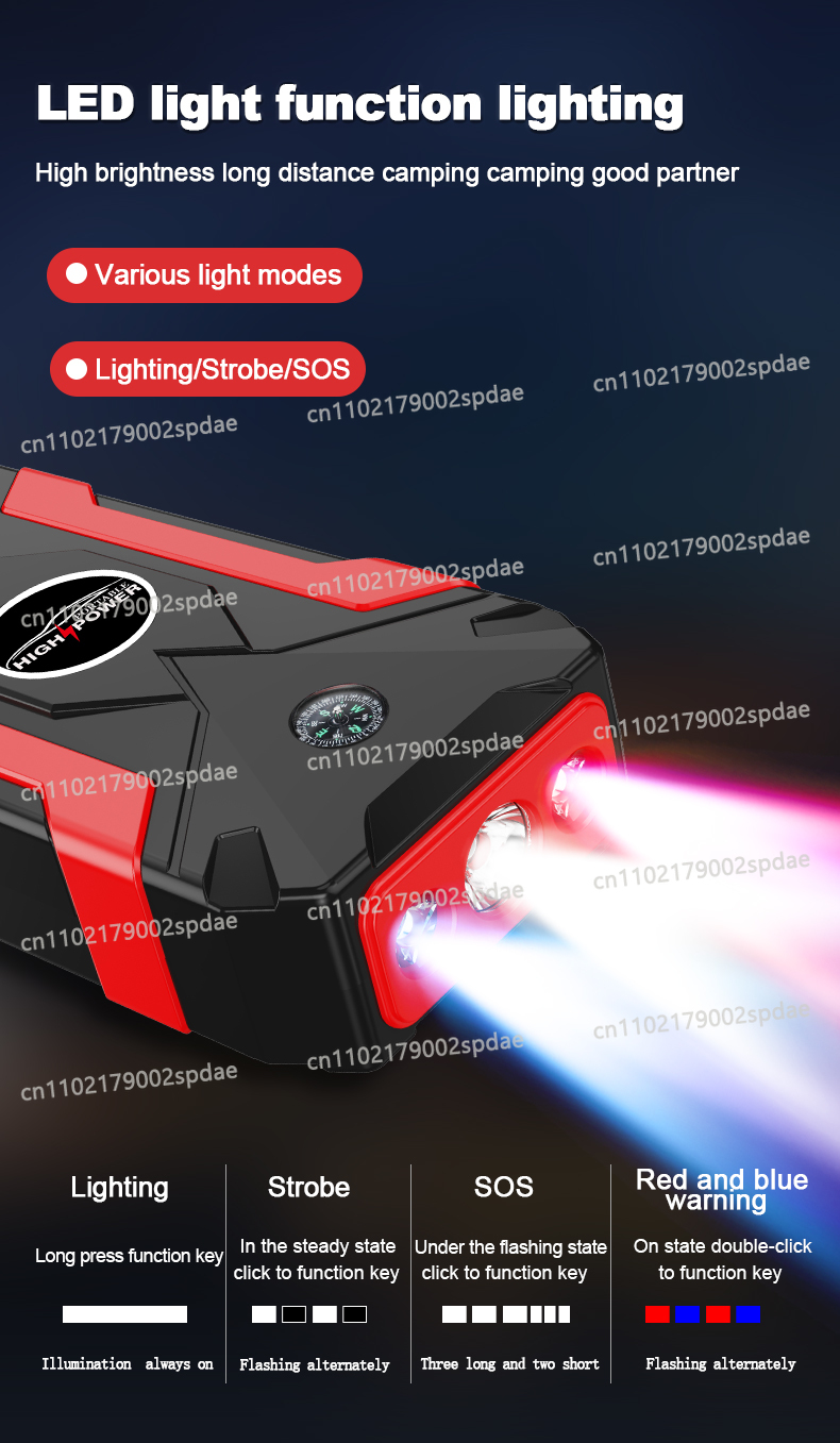 12V Jump Start Multifunction J - đánh giá và giá Portable Jump Starter