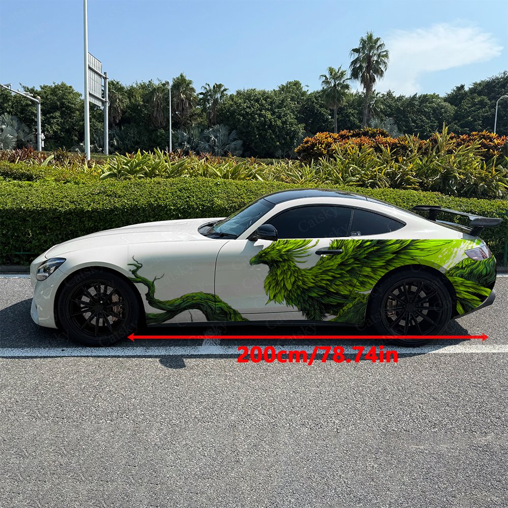 2pcs Nature Green Phoenix Car  - đánh giá và giá Car Accessories Phoenix