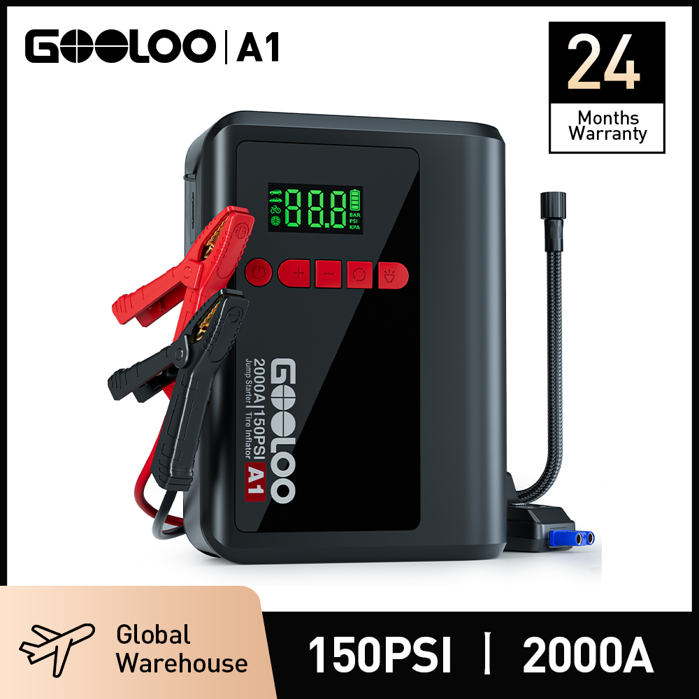 GOOLOO A1 Jump Starter with Ai - đánh giá và giá Portable Jump Starter