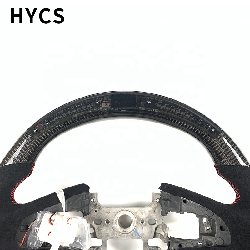 Custom Car Interior LED Carbon - đánh giá và giá Steering Wheel Cover