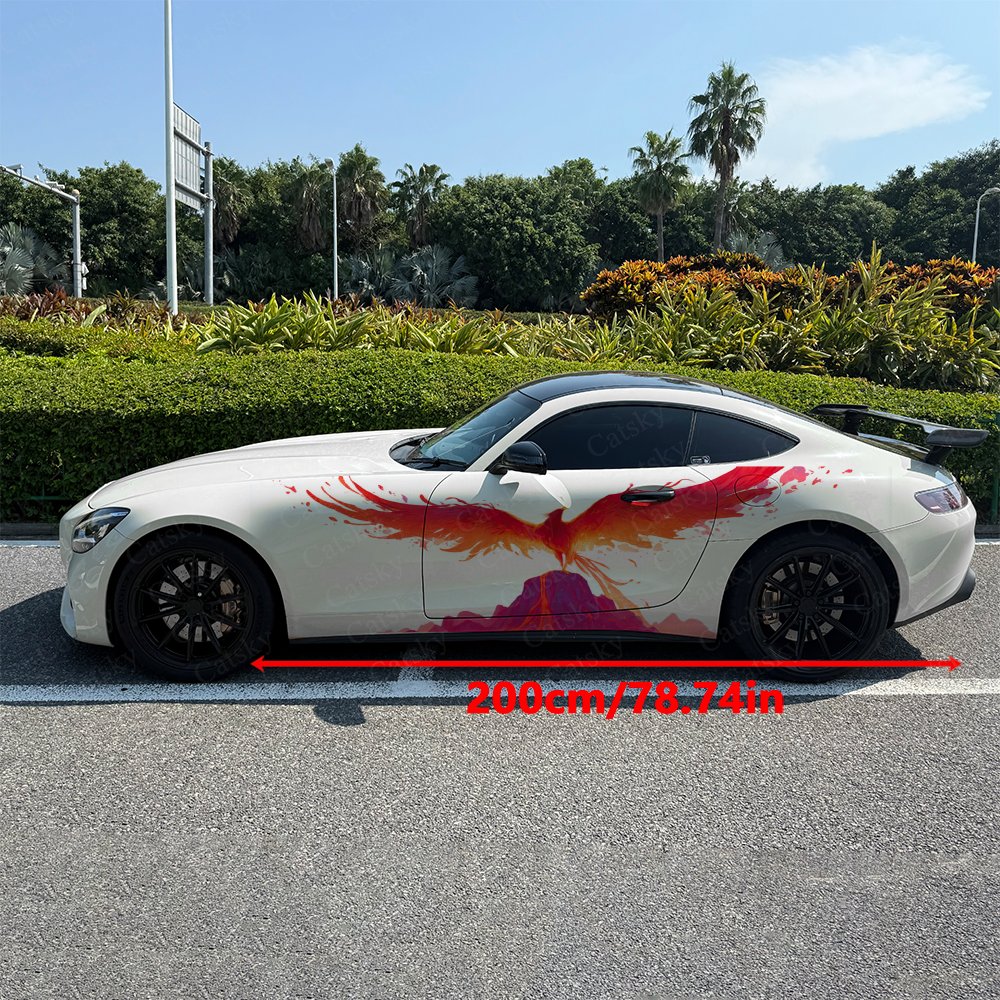 2pcs Volcanic Phoenix Car Side - đánh giá và giá Car Accessories Phoenix