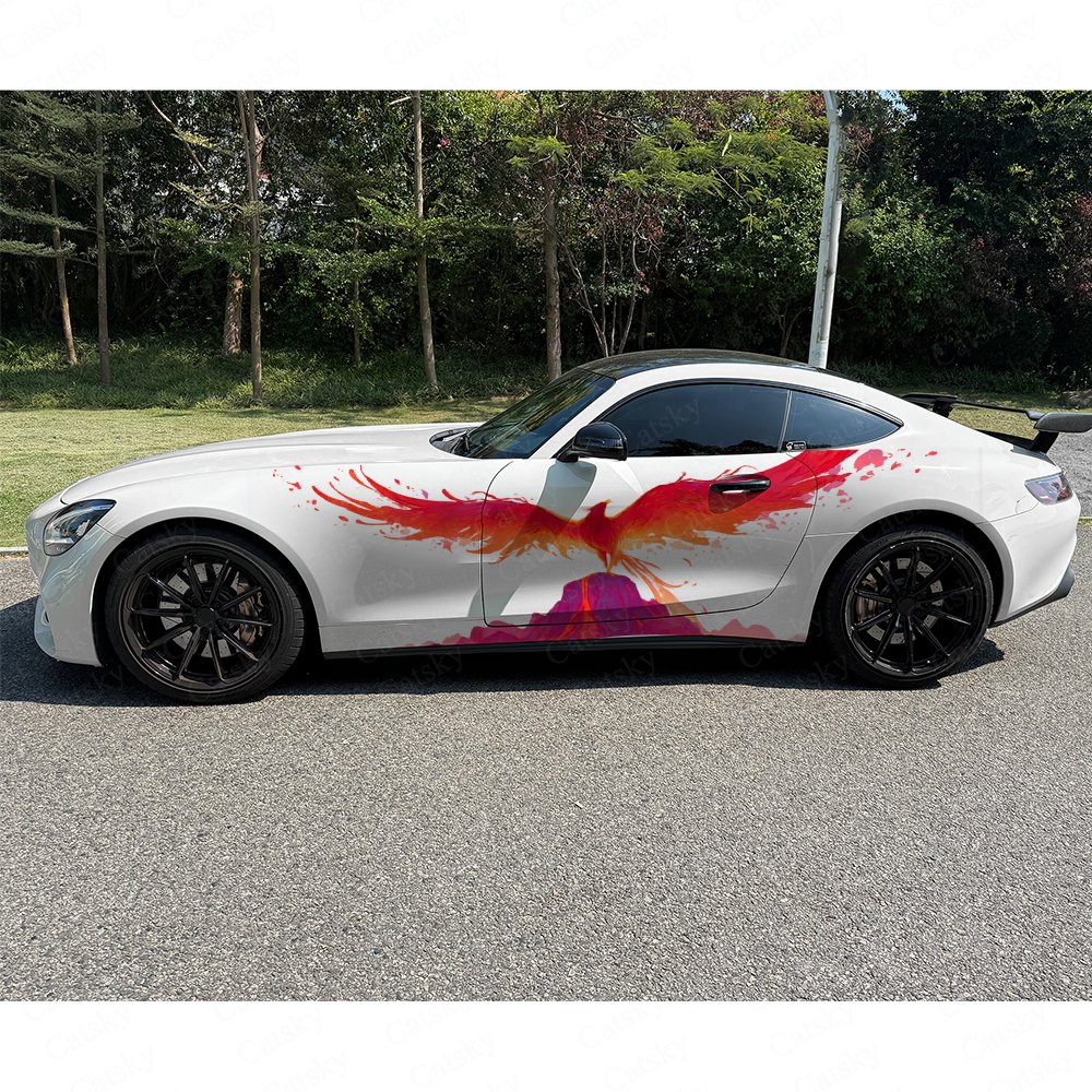 2pcs Volcanic Phoenix Car Side - đánh giá và giá Car Accessories Phoenix
