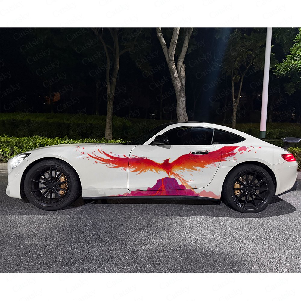 2pcs Volcanic Phoenix Car Side - đánh giá và giá Car Accessories Phoenix